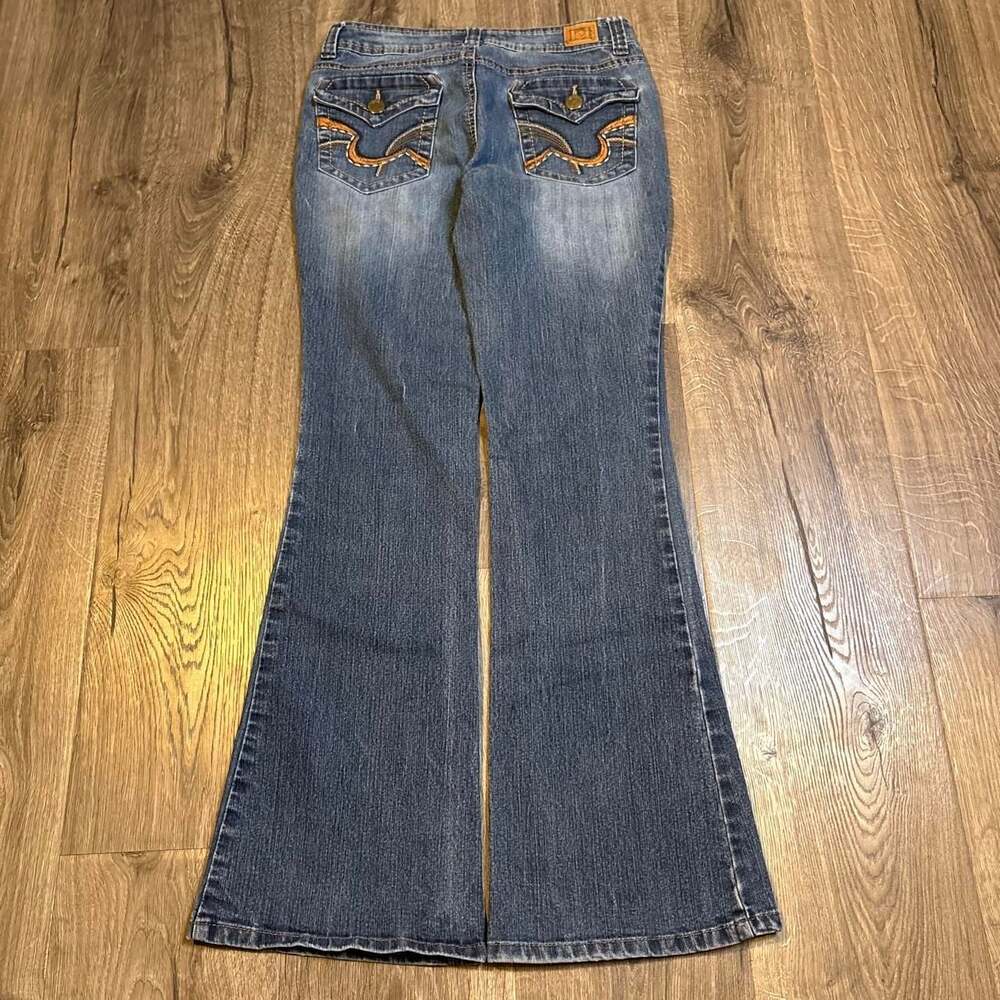 lei Sophia Hipster Flare Jeans Size 7